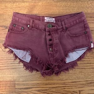Maroon One Teaspoon Shorts